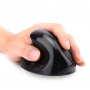 Left Handed Mouse for Small Hand, Lekvey Wireless Ergonomic Mouse - Rechargeable 2.4G USB Lefty Left Hand Small Mouse: 6 Buttons 3 Adjustable 800/1200/1600 DPI for Laptop, PC, Desktop, Notebook, Black